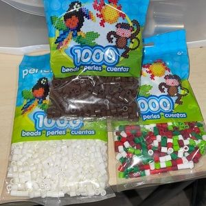 Never opened Christmas lot of perler beads